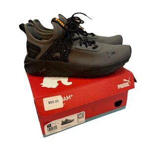 Puma Size 7 Men’s Junior Grey SoftFoam Pacer 23 Confetti Athletic Shoes Sneakers